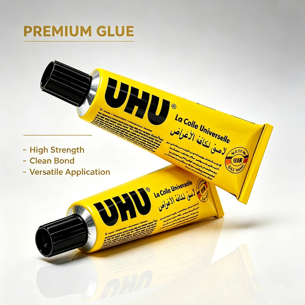 35ml UHU All-Purpose Adhesive Glue - Extra Strong Clear Craft Glue for DIY Handmade Models Fabric Leather
35ml UHU All-Purpose Adhesive Glue - Extra Strong Clear Craft Glue for DIY Handmade Models Fabric Leather