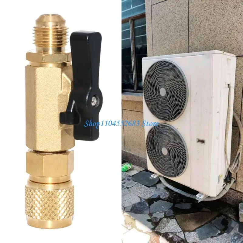 Y6GD Charging Safety Valves Replacement 3/8inch Straight Refrigerating Ball Valves Air Conditioning Accessory Easy To Use
Y6GD Charging Safety Valves Replacement 3/8inch Straight Refrigerating Ball Valves Air Conditioning Accessory Easy To Use