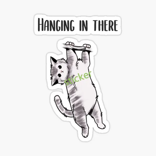 Creative Decals Hang In There Car Sticker and Cartoon Decal Laptop Trolley Case Motorcycle Helmet Wall
Creative Decals Hang In There Car Sticker and Cartoon Decal Laptop Trolley Case Motorcycle Helmet Wall