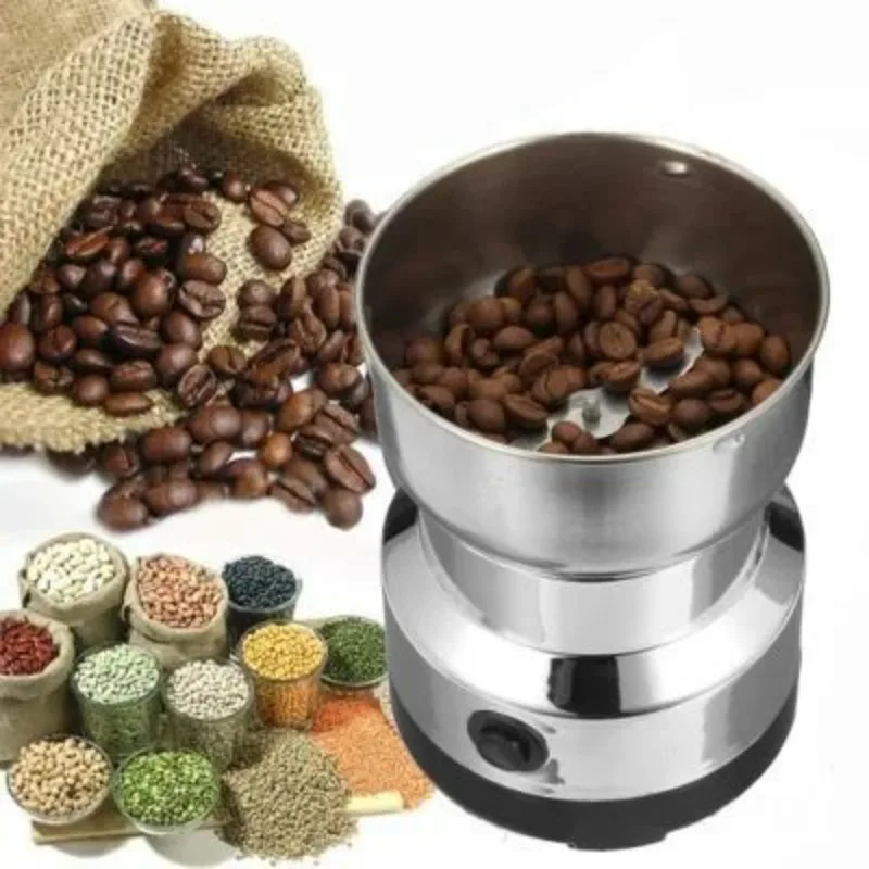 Mini Electric Grinder Ultrafine Pulverizer for Baby Food Coffee Spice Pepper Grain Mill with 4 Blades Household Use
Mini Electric Grinder Ultrafine Pulverizer for Baby Food Coffee Spice Pepper Grain Mill with 4 Blades Household Use