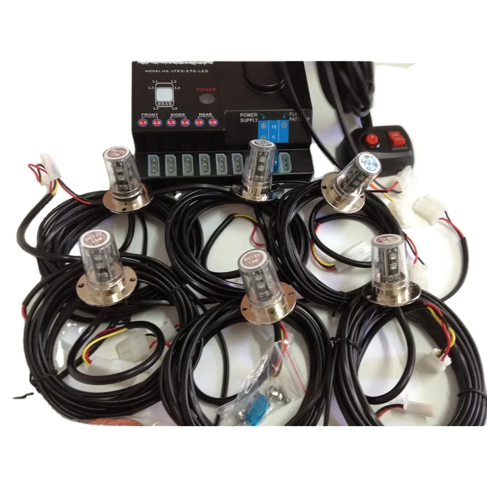 Led Hideaway Surface Mount Strobe Warning Light Strobe Kit 8pcs 1W 2525 LEDs in Each LED Head 48W
Led Hideaway Surface Mount Strobe Warning Light Strobe Kit 8pcs 1W 2525 LEDs in Each LED Head 48W
