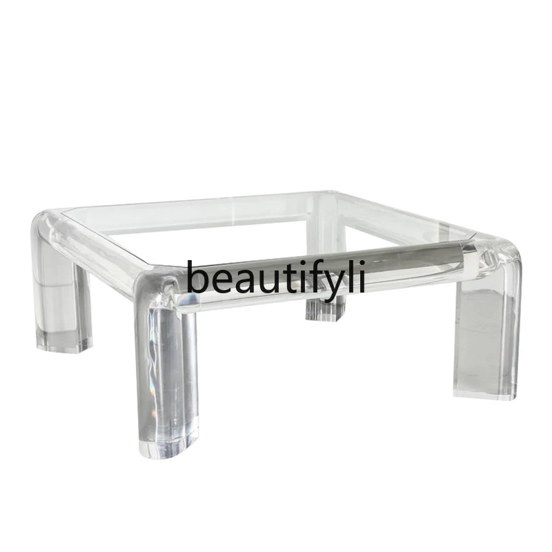 Simple modern acrylic glass coffee table Light luxury transparent coffee table Tea table
Simple modern acrylic glass coffee table Light luxury transparent coffee table Tea table
