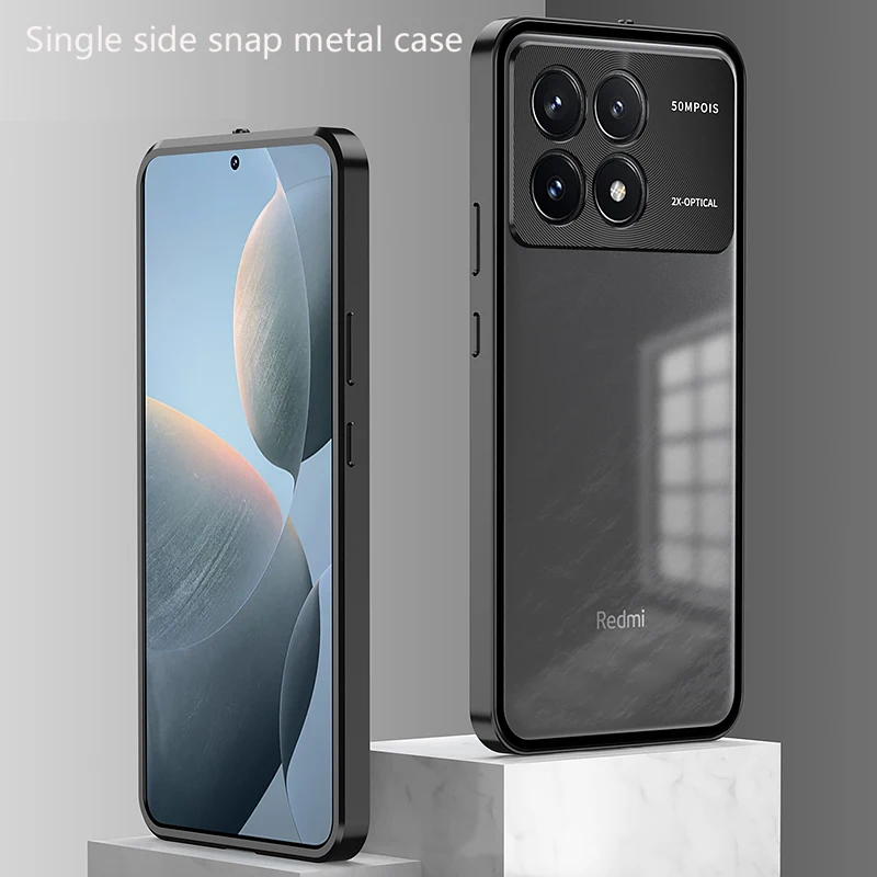 Metal Frame Lens Protection Matte Shockproof Phone Case Shell For XiaoMi Poco F5 Pro F6 Pro X6 Pro Bumper Back Cover Accessories
Metal Frame Lens Protection Matte Shockproof Phone Case Shell For XiaoMi Poco F5 Pro F6 Pro X6 Pro Bumper Back Cover Accessories