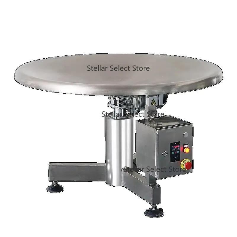 Beiheng 304 Stainless Steel Size Customized Speed Adjustable Turntable Rotary Accumulation Collecting Turning Packing Table
Beiheng 304 Stainless Steel Size Customized Speed Adjustable Turntable Rotary Accumulation Collecting Turning Packing Table