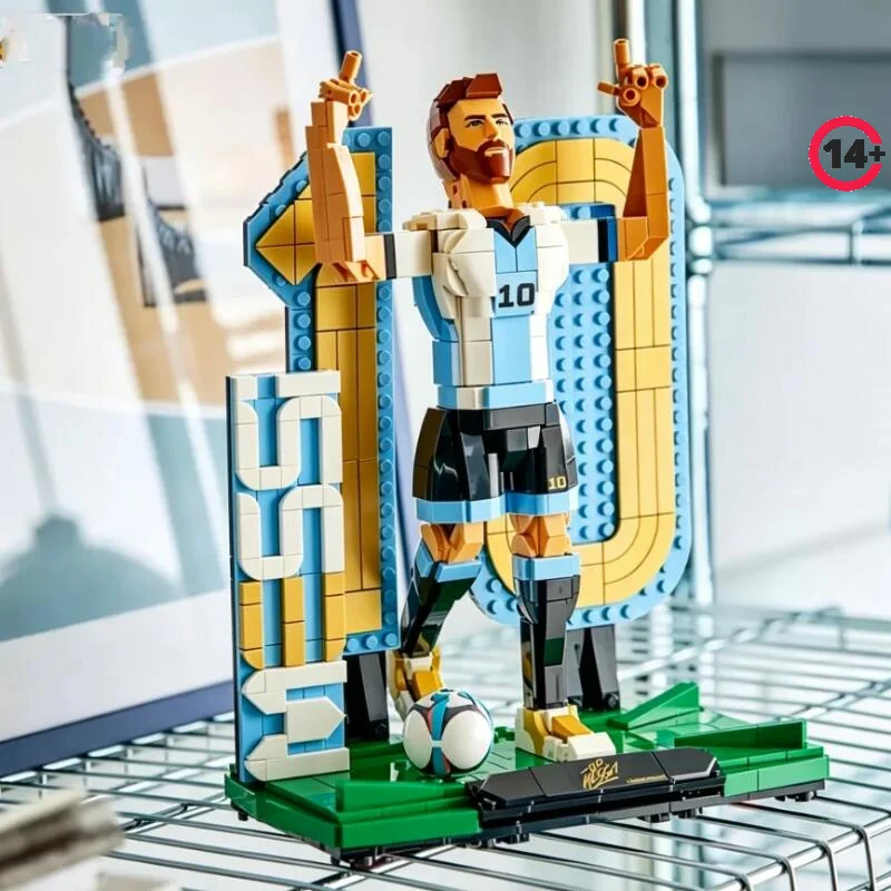 2026 New 958pcs Football Superstar Number 10 Lionel Football Legend Building Block Puzzle Model Toys For Ornament Gifts
2026 New 958pcs Football Superstar Number 10 Lionel Football Legend Building Block Puzzle Model Toys For Ornament Gifts