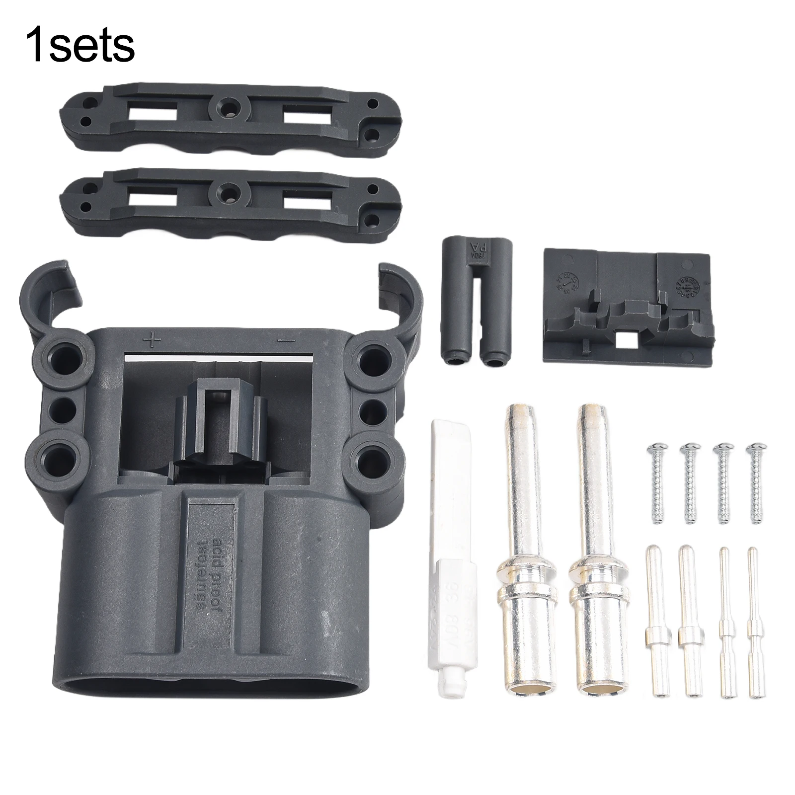 Electric Forklift Connector High Current Charger Forklift Charging Plug 160A Charger Male And Female Plugs With Auxiliary Termin
Electric Forklift Connector High Current Charger Forklift Charging Plug 160A Charger Male And Female Plugs With Auxiliary Termin