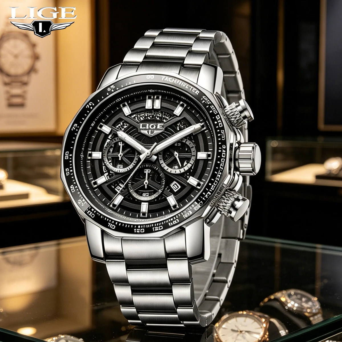 LIGE Sport Watches For Men Fashion Military Waterproof Chronograph Top Brand Luxury Luminous Quartz Wristwatch Men Reloj Boxx
LIGE Sport Watches For Men Fashion Military Waterproof Chronograph Top Brand Luxury Luminous Quartz Wristwatch Men Reloj Boxx