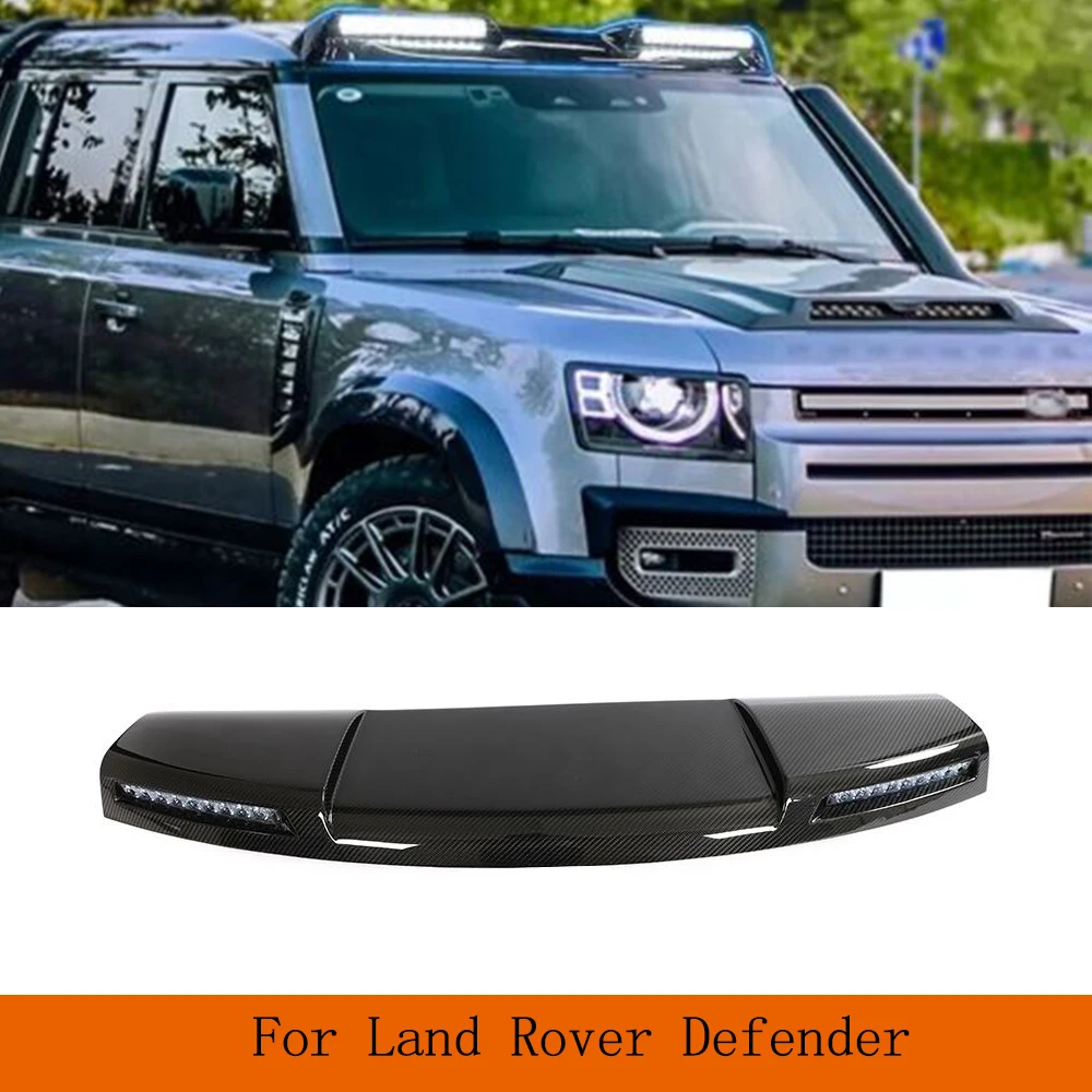 Rear Car Roof Spoiler For Land Rover Defender 2020-2022 Dry Carbon Car Rear Trunk Roof Boot Wing Spoiler With DRL Led Light
Rear Car Roof Spoiler For Land Rover Defender 2020-2022 Dry Carbon Car Rear Trunk Roof Boot Wing Spoiler With DRL Led Light