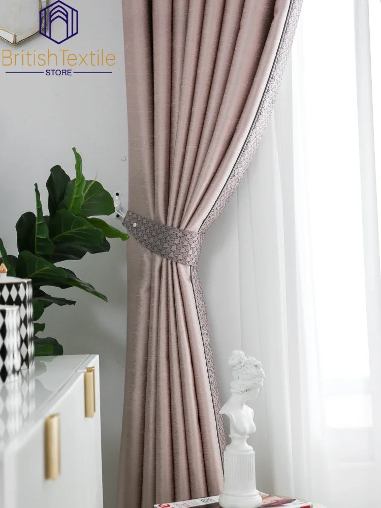 Decor Elegant Thicken Nordic Simple Modern High-density Double-sided Jacquard Blackout Curtains
Decor Elegant Thicken Nordic Simple Modern High-density Double-sided Jacquard Blackout Curtains