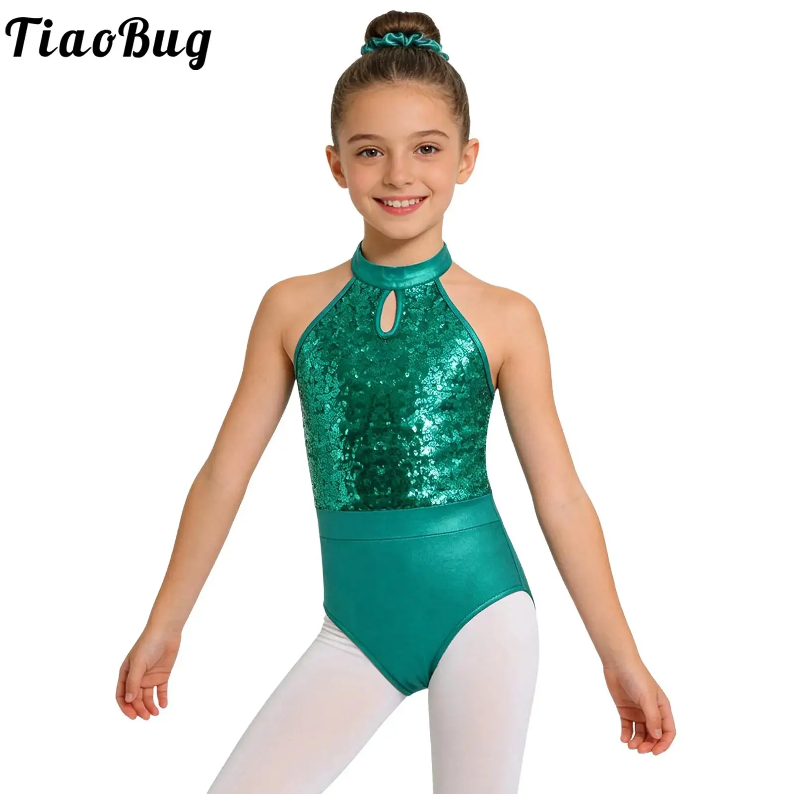 Kids Girls Dance Ballet Rhythmic Gymnastic Performance Outfit Dancewear Sleeveless Sparkly Sequins Backless Leotard And Hairband
Kids Girls Dance Ballet Rhythmic Gymnastic Performance Outfit Dancewear Sleeveless Sparkly Sequins Backless Leotard And Hairband