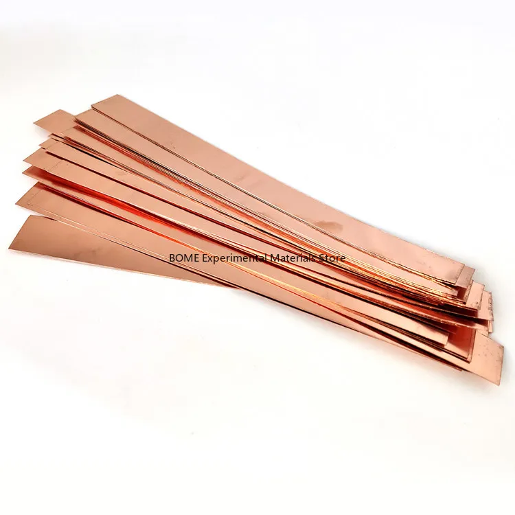 Cu999 Pure Copper Strip 0 2mm x18mm x200mm for Student Lab Experiment Research
Cu999 Pure Copper Strip 0 2mm x18mm x200mm for Student Lab Experiment Research