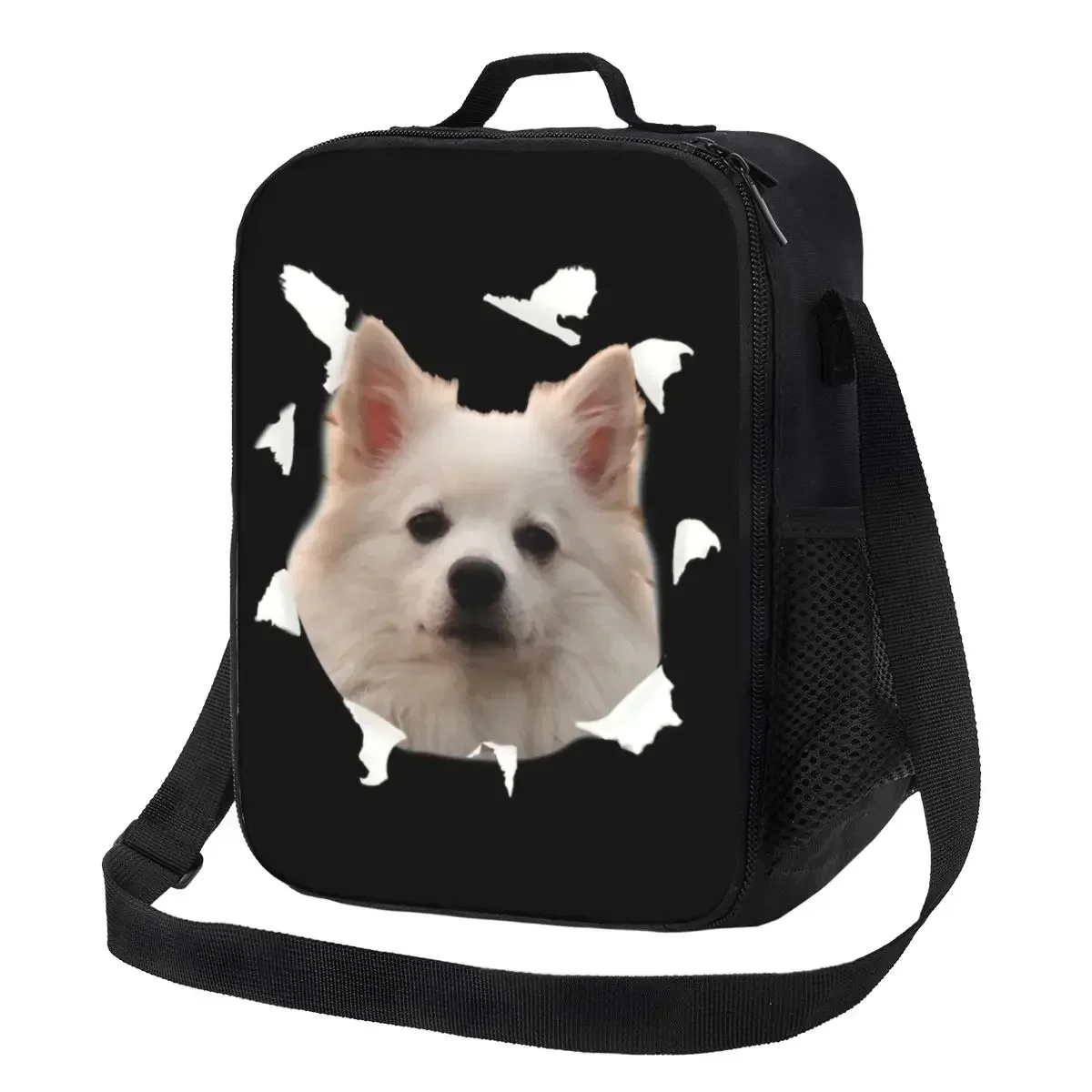 Funny German Spitz Insulated Lunch Bag for Women Pet Puppy Pom Dog Cooler Thermal Lunch Box Beach Camping Travel
Funny German Spitz Insulated Lunch Bag for Women Pet Puppy Pom Dog Cooler Thermal Lunch Box Beach Camping Travel