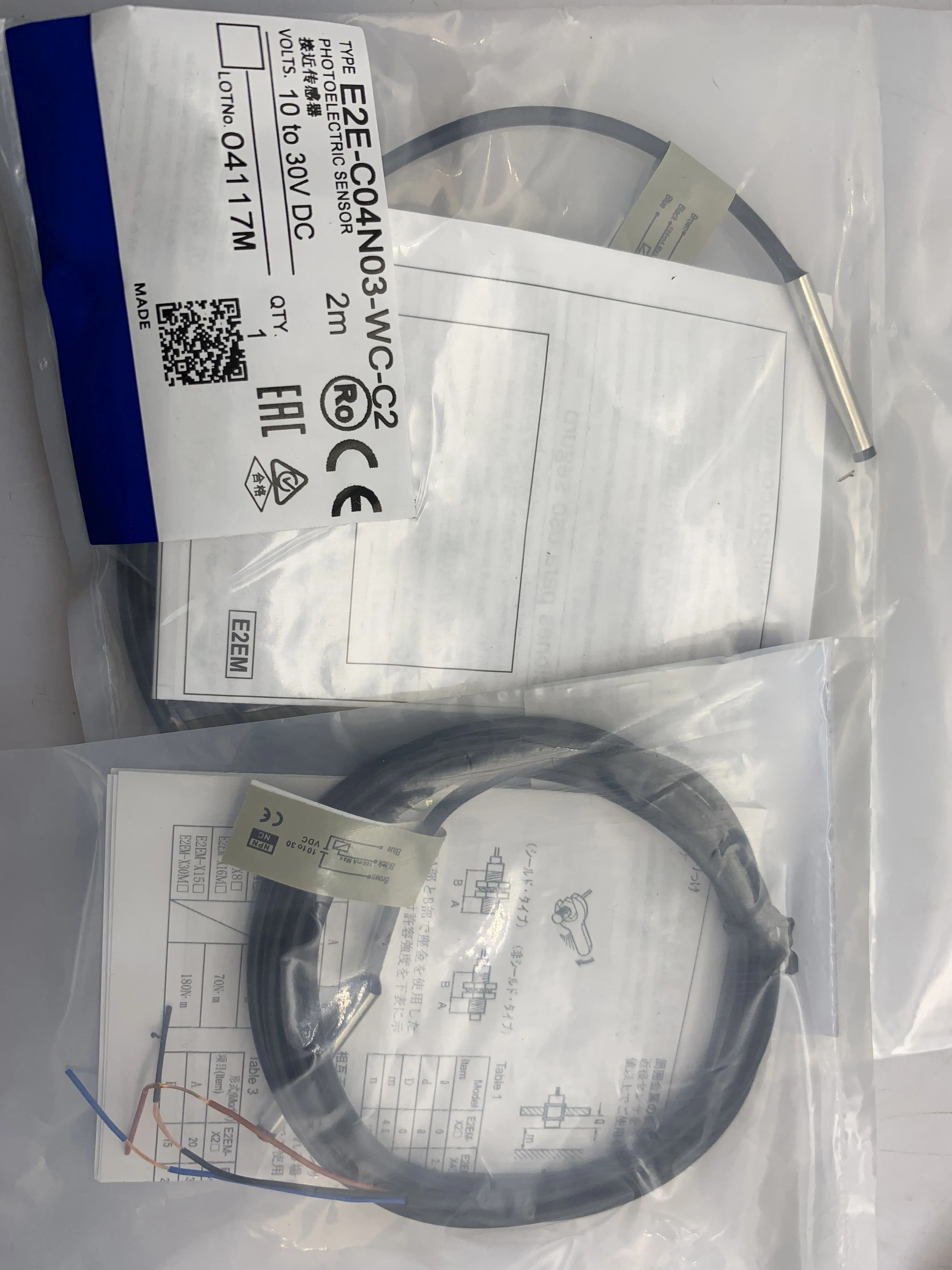 E2E-CR8C1 E2E-CR8B1 E2E-X1C1 E2E-X1B1 E2E-X1C2 E2E-X1B2 E2E-CR8C2 Brand new proximity switch in stock
E2E-CR8C1 E2E-CR8B1 E2E-X1C1 E2E-X1B1 E2E-X1C2 E2E-X1B2 E2E-CR8C2 Brand new proximity switch in stock
