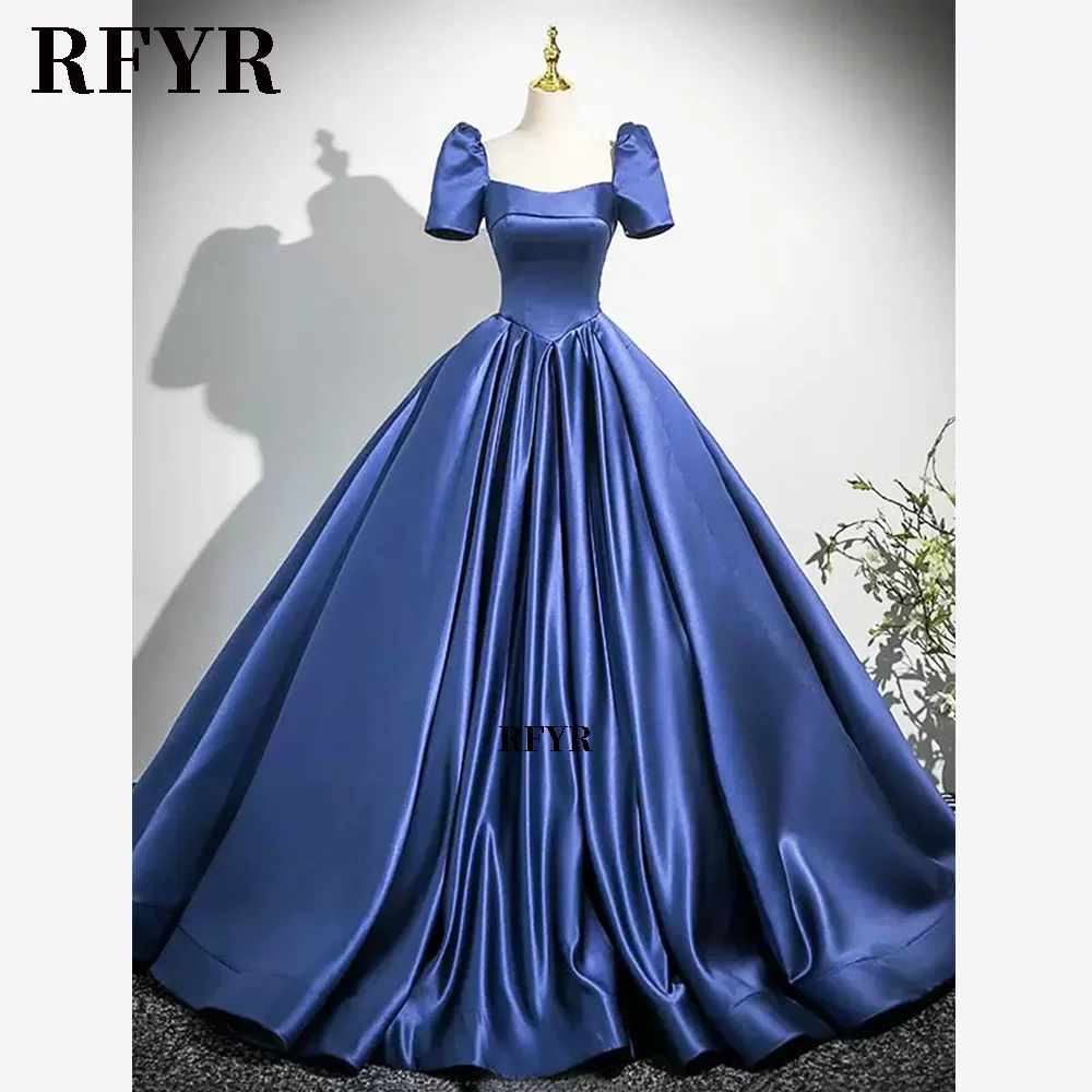 RFYR Prom Dress Short Sleeve Evening Dresses A Line Party Dresses for Women Formal Occasion Dress vestidos de fiesta
RFYR Prom Dress Short Sleeve Evening Dresses A Line Party Dresses for Women Formal Occasion Dress vestidos de fiesta