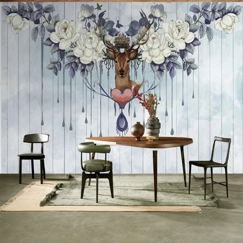 MU8773 European-style 3D background wall with antlers Murals Wall paper Living Room Bedroom
MU8773 European-style 3D background wall with antlers Murals Wall paper Living Room Bedroom