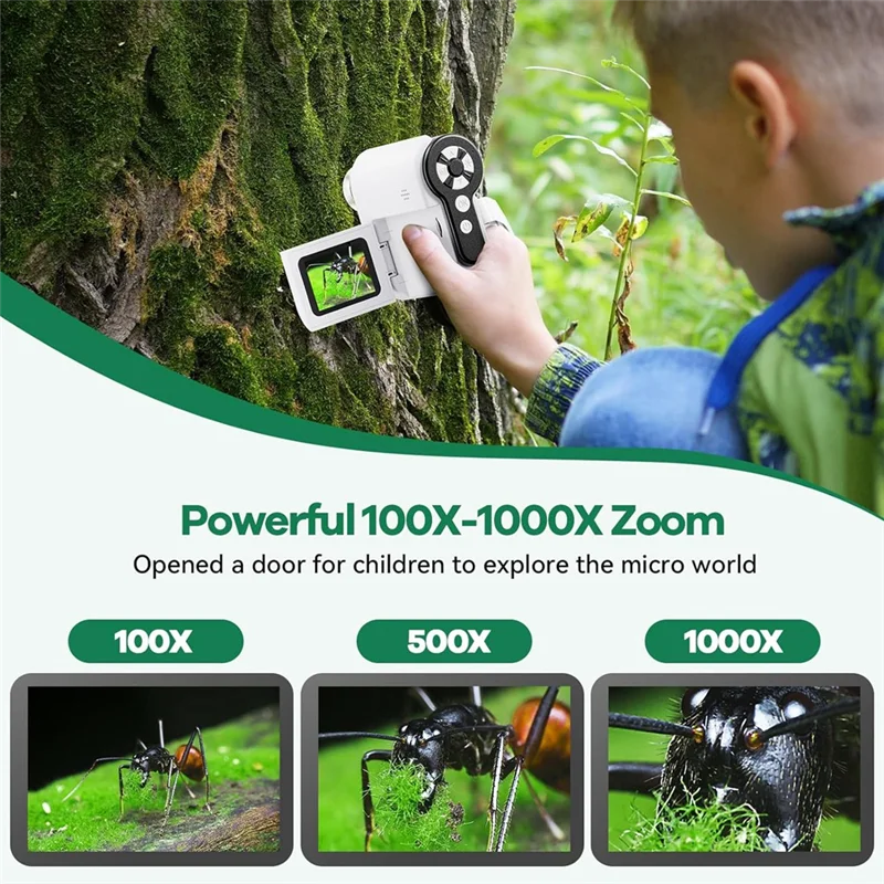 -X07A 1080P Handheld Digital Microscope, Portable Pocket Digital Microscope Miniscope, 10MP USB Mini Scope For Kids
-X07A 1080P Handheld Digital Microscope, Portable Pocket Digital Microscope Miniscope, 10MP USB Mini Scope For Kids