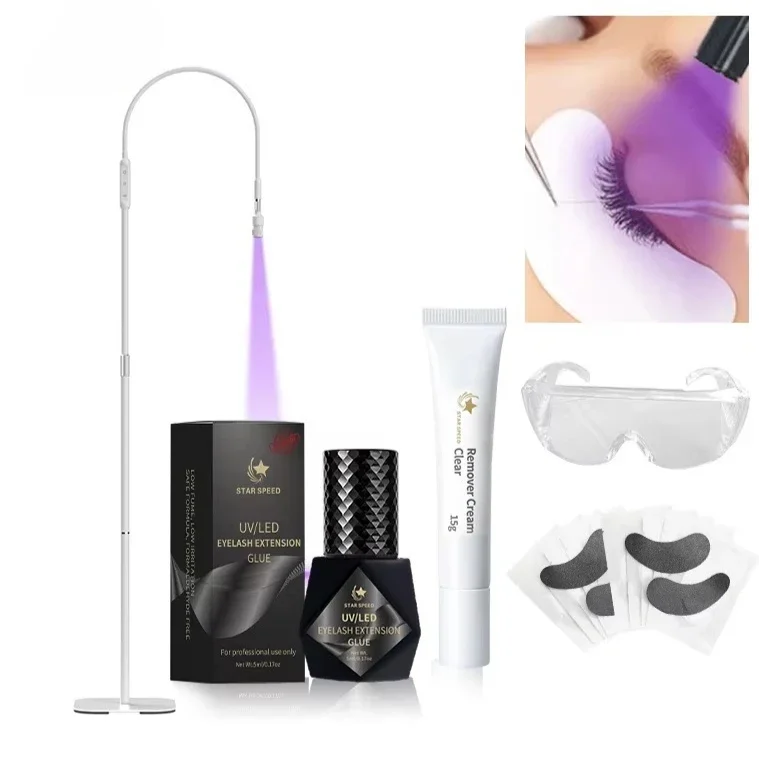 (Big disount)Premium LED Eyelash Extension Kit LED Eyelash Light UV Lash Glue Beam Light Eyelash System Set UV Lamp for Lashes A
(Big disount)Premium LED Eyelash Extension Kit LED Eyelash Light UV Lash Glue Beam Light Eyelash System Set UV Lamp for Lashes A
