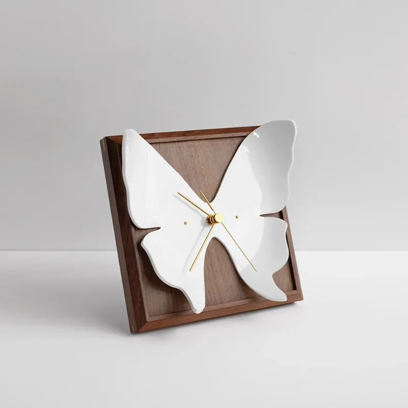 New original cute butterfly standing clock table clock Nordic simple fashion personality silent home decoration
New original cute butterfly standing clock table clock Nordic simple fashion personality silent home decoration