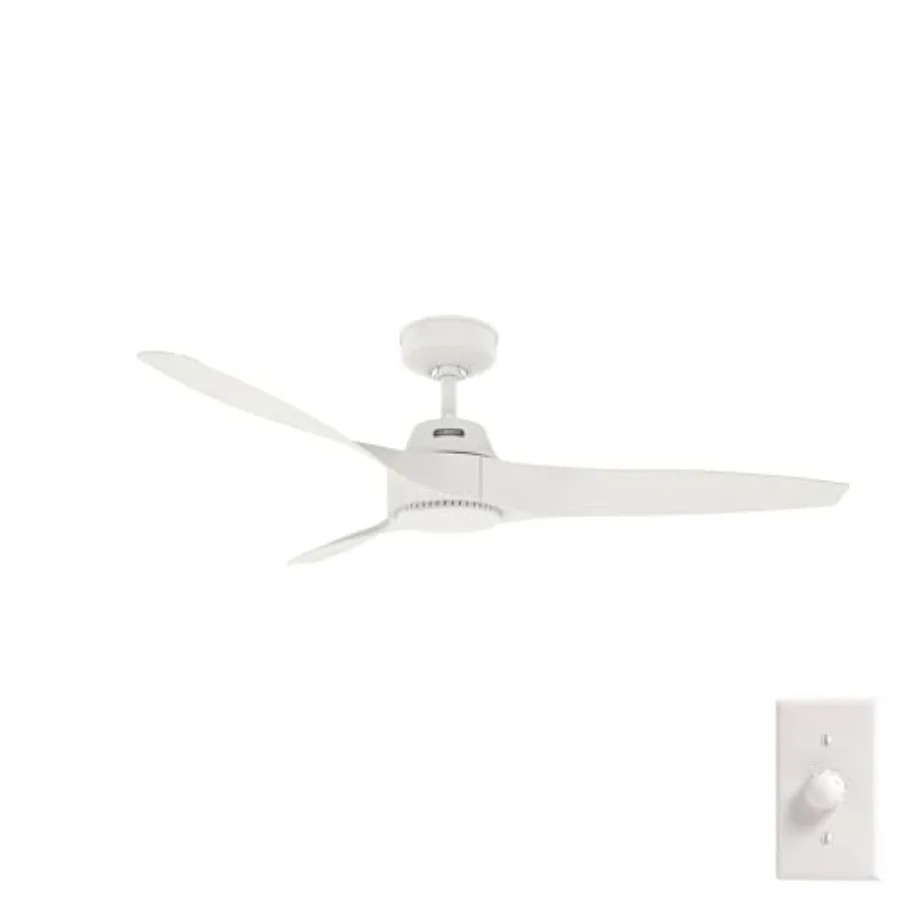 Outdoor or Indoor 52 inch Ceiling Fan Without Light Fresh White, ABS Blades, Standard Mount for Patio Porch Garage Living Room,
Outdoor or Indoor 52 inch Ceiling Fan Without Light Fresh White, ABS Blades, Standard Mount for Patio Porch Garage Living Room,