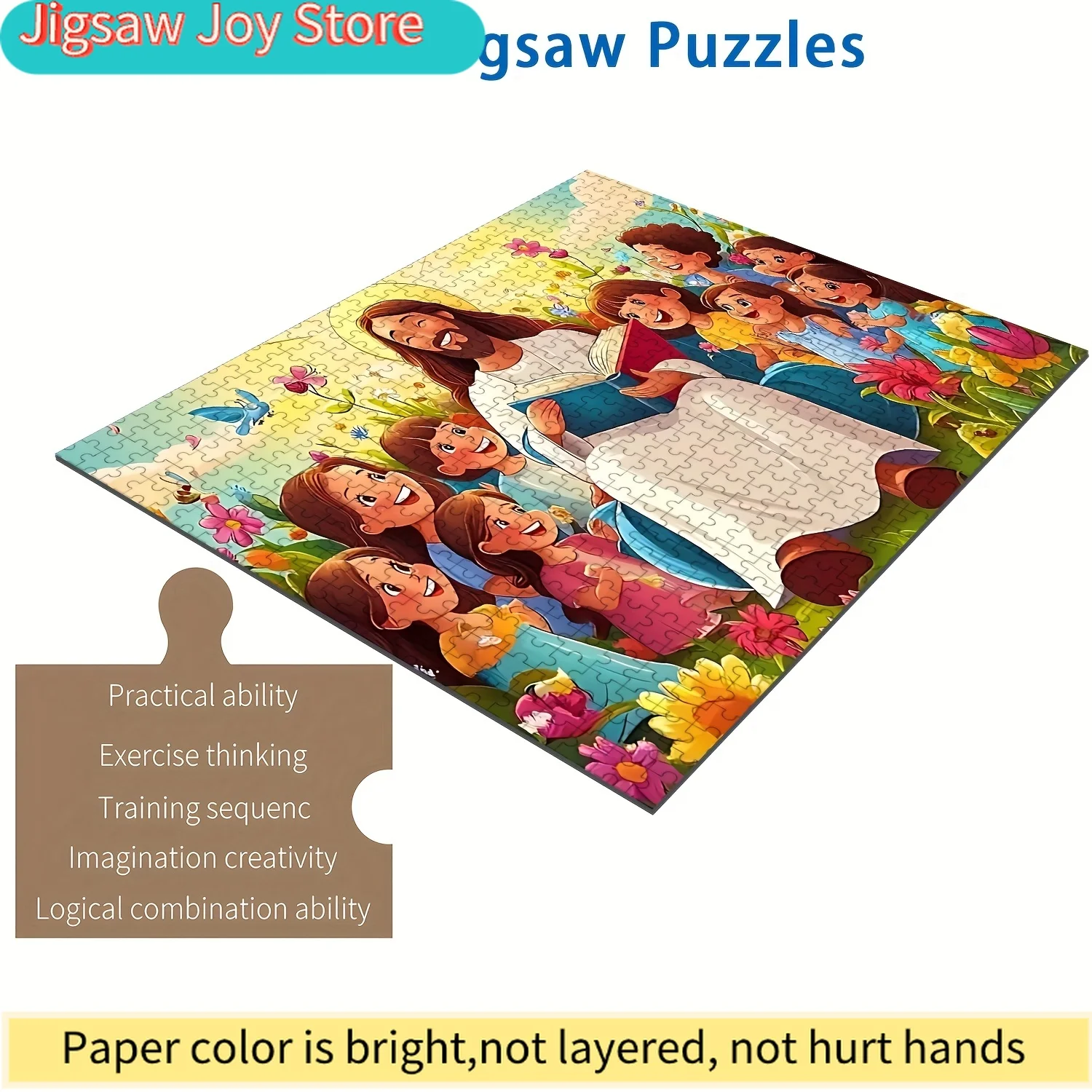 Jesus Reading to Youngsters Jigsaw Puzzle - Intermediate Challenge, 4 Sizes (Large, Medium, Small, Household) - Durable & Por
Jesus Reading to Youngsters Jigsaw Puzzle - Intermediate Challenge, 4 Sizes (Large, Medium, Small, Household) - Durable & Por