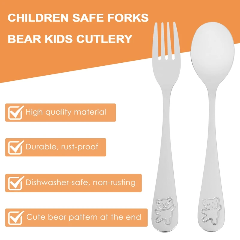 toddler utensils12 Pieces Kids Silverware Stainless Steel Children's Safe Flatware Child Spoon and Fork Set Toddler Utensils
toddler utensils12 Pieces Kids Silverware Stainless Steel Children's Safe Flatware Child Spoon and Fork Set Toddler Utensils