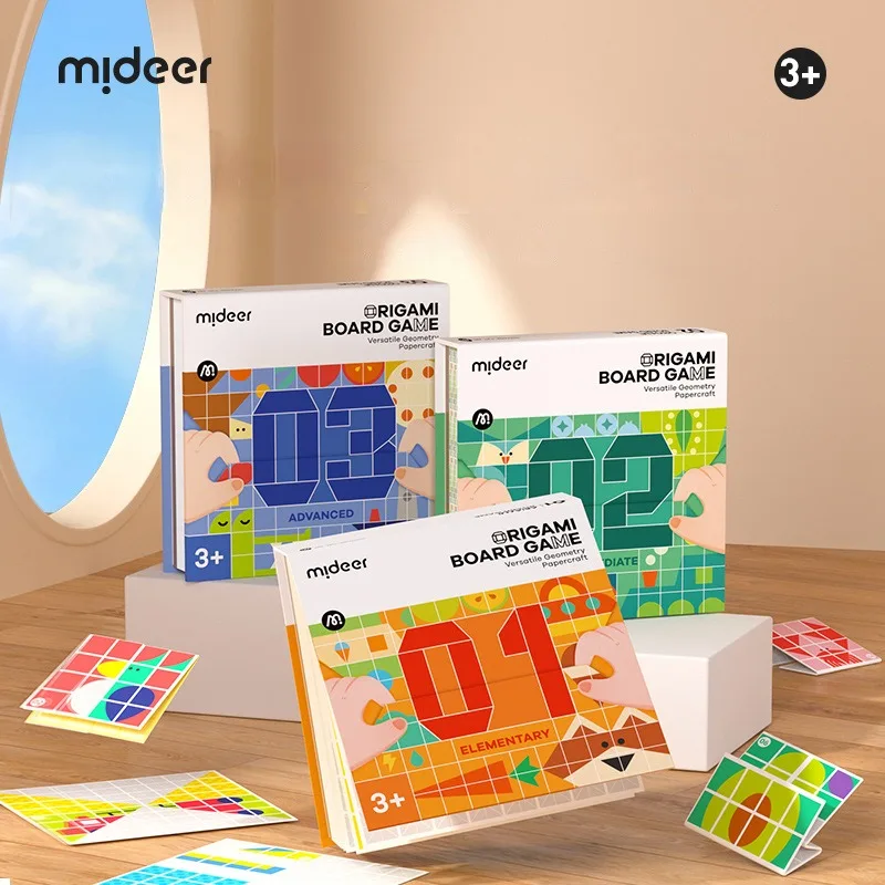 Mideer Advanced Versatile Geometry Papercraft Origami Board Game Children Handmade DIY Educational Toys 3Y+
Mideer Advanced Versatile Geometry Papercraft Origami Board Game Children Handmade DIY Educational Toys 3Y+