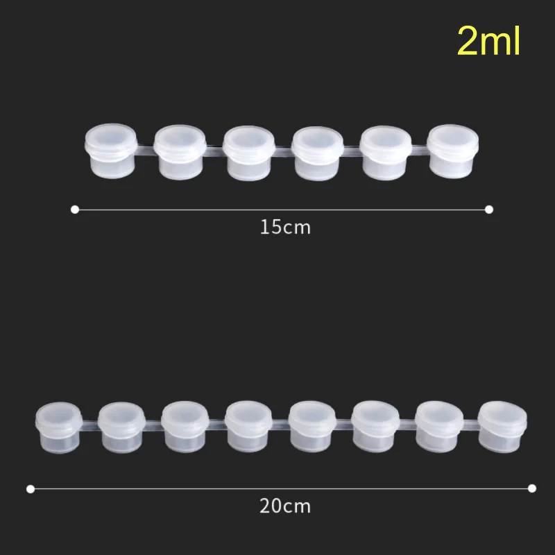 200pcs/lots 2ml Empty 6/8 Paint Strips Mini Empty Paint Pigment Pots Paint Cup Pots for Classrooms Schools Painting Art
200pcs/lots 2ml Empty 6/8 Paint Strips Mini Empty Paint Pigment Pots Paint Cup Pots for Classrooms Schools Painting Art