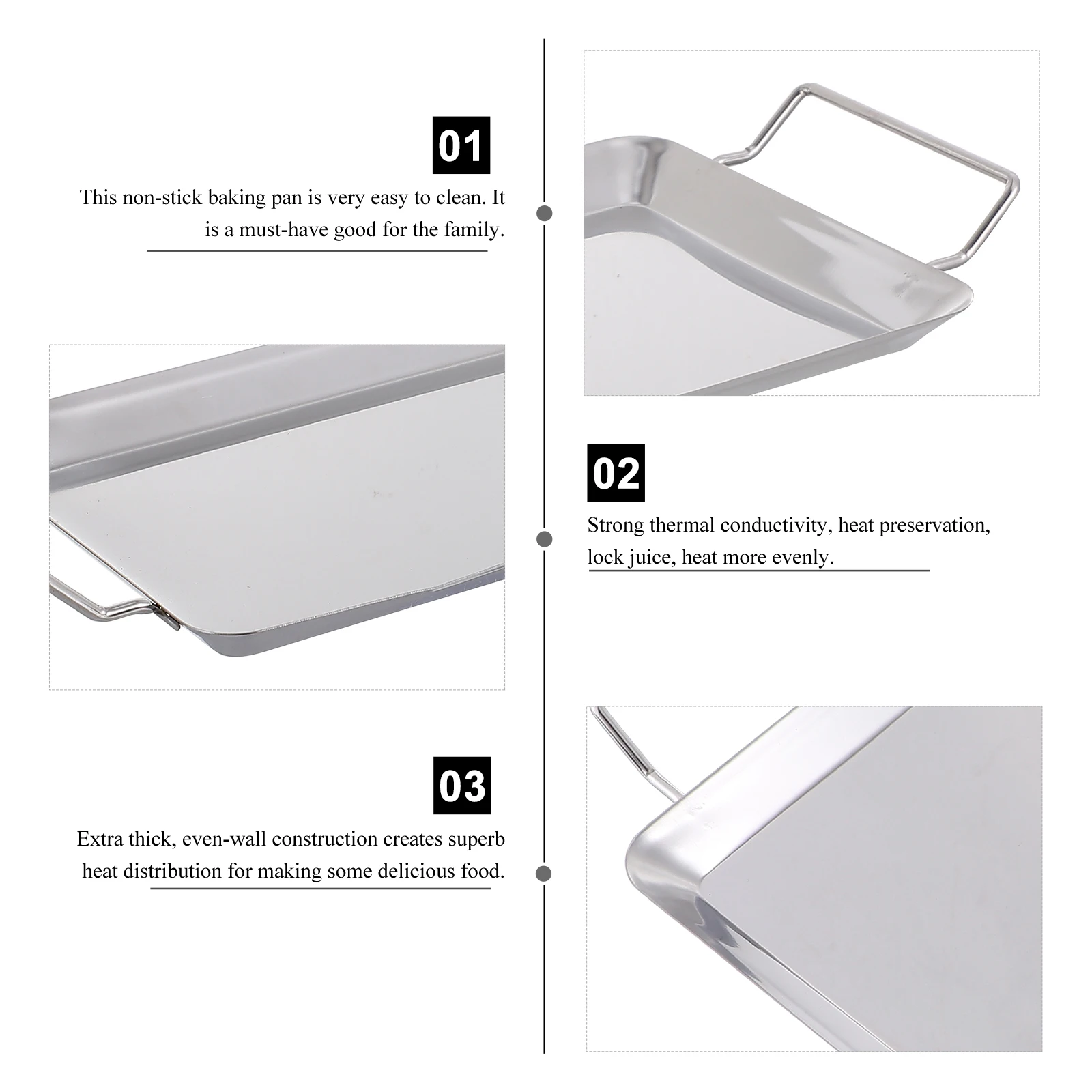 1pc Stainless Steel Pan Non Stick Grill Barbecue Grill Plate Plate Bbq Tray Camping Kitchen Tools Barbecue Tray Fish Pan
1pc Stainless Steel Pan Non Stick Grill Barbecue Grill Plate Plate Bbq Tray Camping Kitchen Tools Barbecue Tray Fish Pan