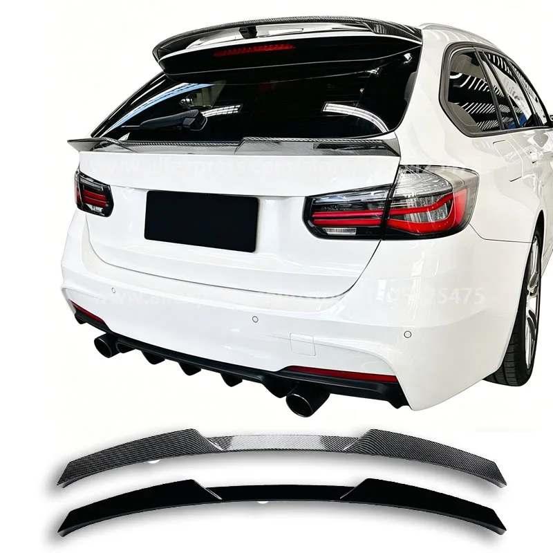 Glossy black Spoiler Wing For 3 series Wagon F31 2013-2019 Body kit Carbon pattern Trunk trim Accessories
Glossy black Spoiler Wing For 3 series Wagon F31 2013-2019 Body kit Carbon pattern Trunk trim Accessories