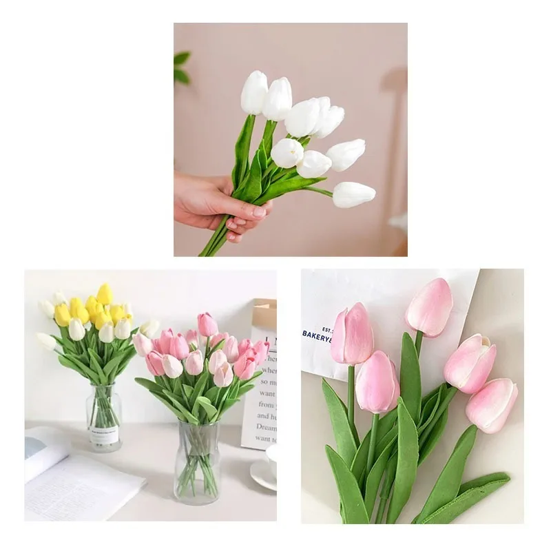 Lifelike Artificial Tulip Bouquet Wedding Garden Vase Decoration Perfect for Parties Valentine's Day Gifts New Year Presents
Lifelike Artificial Tulip Bouquet Wedding Garden Vase Decoration Perfect for Parties Valentine's Day Gifts New Year Presents