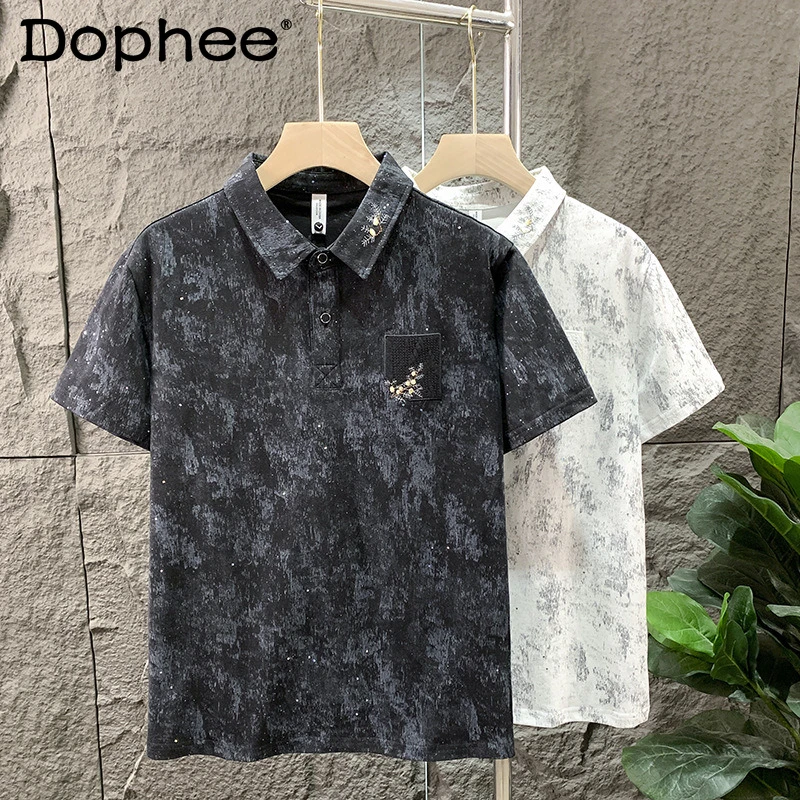 2025 Men's Summer New Light Luxury Handsome Tees Male Embroidered Decorative Short-sleeve Men's Tops Slim Fashion POLO Shirts
2025 Men's Summer New Light Luxury Handsome Tees Male Embroidered Decorative Short-sleeve Men's Tops Slim Fashion POLO Shirts