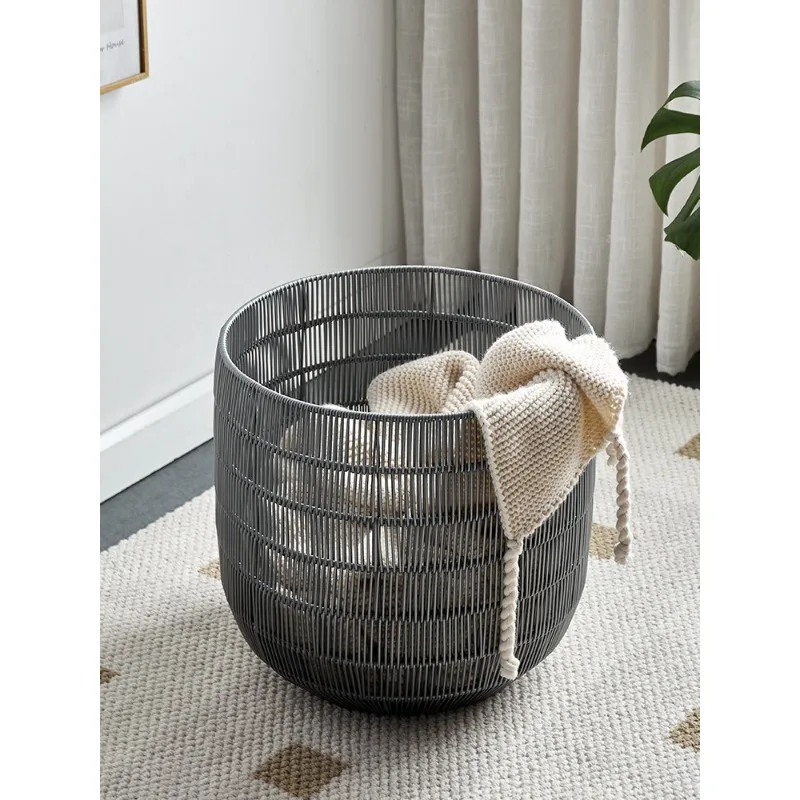 Nordic Minimalist Woven Plastic Waterproof Storage Basket, Large Capacity Laundry Hamper for Dirty Clothes, Home Organizer
Nordic Minimalist Woven Plastic Waterproof Storage Basket, Large Capacity Laundry Hamper for Dirty Clothes, Home Organizer