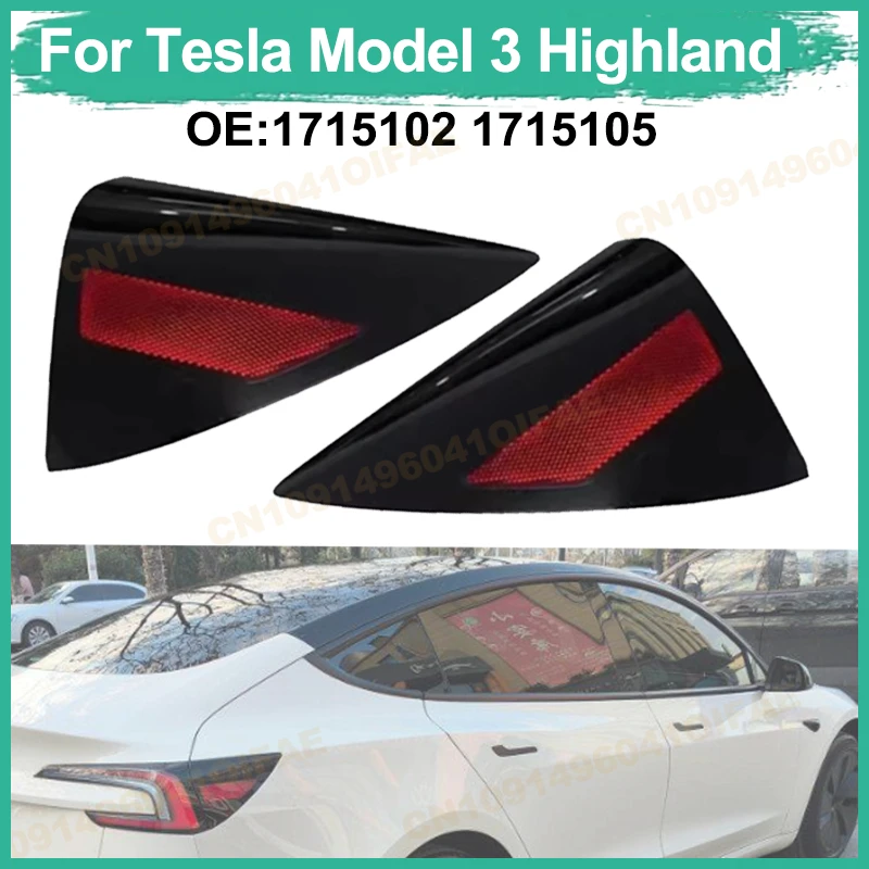 1715102 1715105 Charging Port Door Cover Light For Tesla Model 3 Highland 2024 2025 Rear Tail Light Quarter Panel Reflector 1pc
1715102 1715105 Charging Port Door Cover Light For Tesla Model 3 Highland 2024 2025 Rear Tail Light Quarter Panel Reflector 1pc