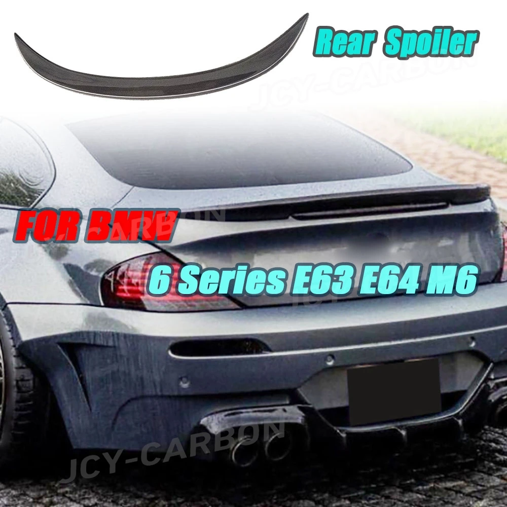 JCYECF for BMW 6 Series E63 E64 M6 2006 - 2010 Carbon Fiber Rear Spoiler Boot Wings FRP Rear Trunk Spoiler Wing Car Styling
JCYECF for BMW 6 Series E63 E64 M6 2006 - 2010 Carbon Fiber Rear Spoiler Boot Wings FRP Rear Trunk Spoiler Wing Car Styling
