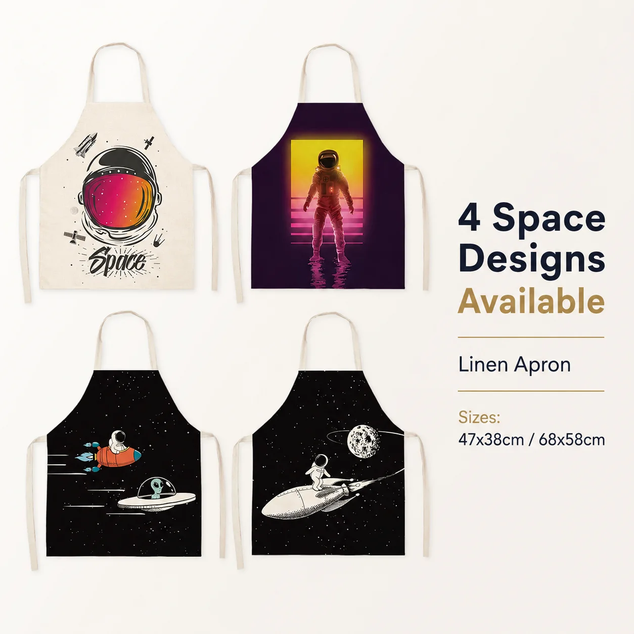 Galaxy Universe Spaceman Printed Sleeveless Linen Apron for Adult Kitchen Home Cooking Baking BBQ Cleaning Accessories Bib Smock
Galaxy Universe Spaceman Printed Sleeveless Linen Apron for Adult Kitchen Home Cooking Baking BBQ Cleaning Accessories Bib Smock