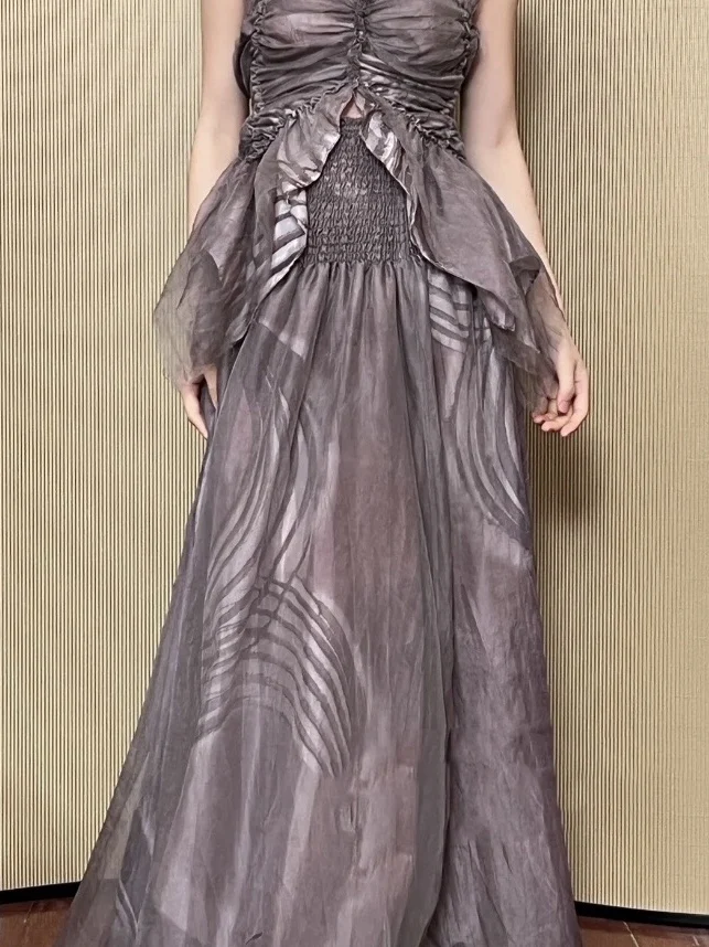 Smoke Purple Pink Silk V-Neck Hemmed Top Fairy Chest Shanghai Lotus Leaf Bottom Silk V-Neck Chiffon Blouse for Women
Smoke Purple Pink Silk V-Neck Hemmed Top Fairy Chest Shanghai Lotus Leaf Bottom Silk V-Neck Chiffon Blouse for Women