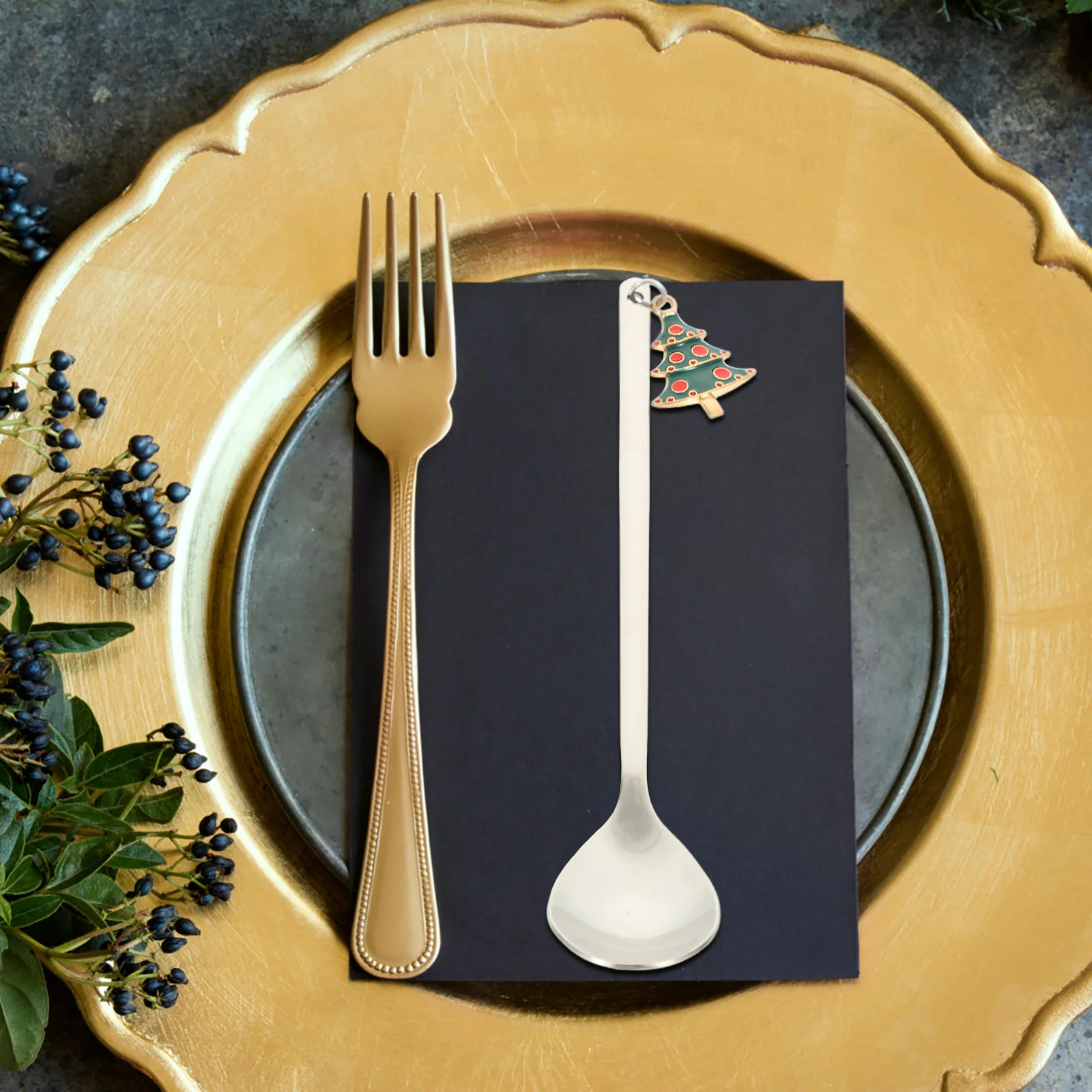 Alipis 6 Pcs Christmas Dessert Spoons Stainless Steel Coffee Mixing Spoon Holiday Party Decor Craft Gift
Alipis 6 Pcs Christmas Dessert Spoons Stainless Steel Coffee Mixing Spoon Holiday Party Decor Craft Gift