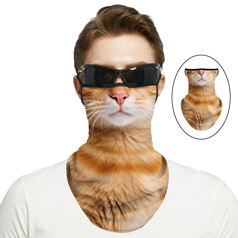 Sunscreen Masks Breathable Quick-dry 3D Animal Print Bandana Earloops Multifunctional Scarf Outdoor Hiking Cycling Face Cover
Sunscreen Masks Breathable Quick-dry 3D Animal Print Bandana Earloops Multifunctional Scarf Outdoor Hiking Cycling Face Cover