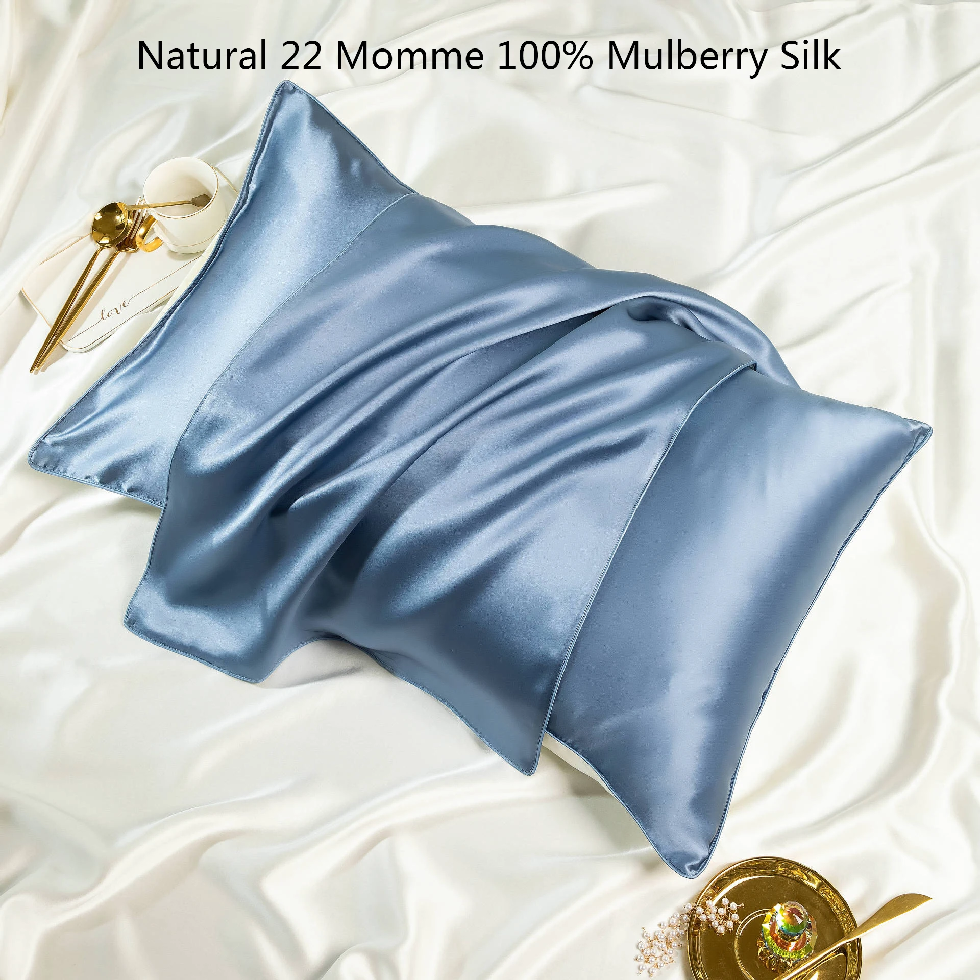 Natural 22 Momme 100% Mulberry Silk pillowcase Natural Mulberry Pillow Case 48x74cm
Natural 22 Momme 100% Mulberry Silk pillowcase Natural Mulberry Pillow Case 48x74cm