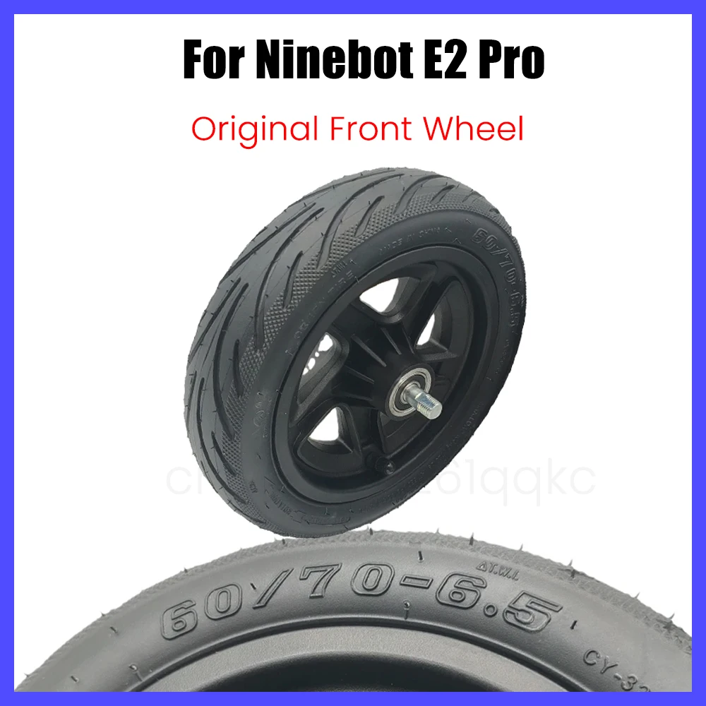 Original Front Wheel hub With 60/70-6.5 tire For Segway Ninebot E2 Pro Electric Scooter Aluminum Wheel Hub Vacuum Tire Parts
Original Front Wheel hub With 60/70-6.5 tire For Segway Ninebot E2 Pro Electric Scooter Aluminum Wheel Hub Vacuum Tire Parts