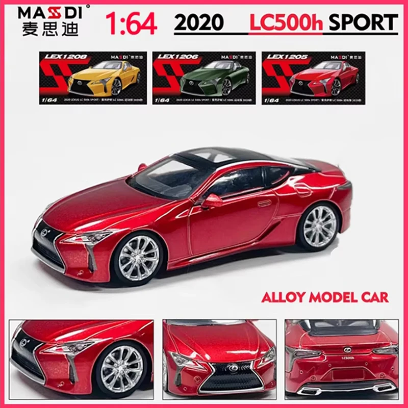 MASSDI 1/64 Scale 2020 LC 500h SPORT LEX1205/LEX1206/LEX1208 Vehicle Alloy Car Model Classics Adult Souvenir Gift Static Display
MASSDI 1/64 Scale 2020 LC 500h SPORT LEX1205/LEX1206/LEX1208 Vehicle Alloy Car Model Classics Adult Souvenir Gift Static Display