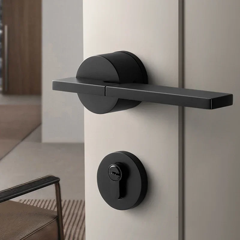 Black door lock Light luxury Extremely simple indoor room door lock Bedroom bright gold Nordic silent magnetic suction door lock
Black door lock Light luxury Extremely simple indoor room door lock Bedroom bright gold Nordic silent magnetic suction door lock