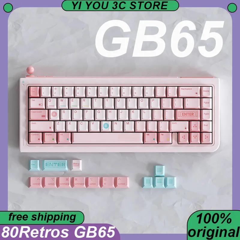 Механическая клавиатура 80 Retros GB65, беспроводная трехрежимная алюминиевая прокладка, пользовательские игровые клавиатуры для ПК, киберспорта, ноутбука, игра 1989 65, подарок
Механическая клавиатура 80 Retros GB65, беспроводная трехрежимная алюминиевая прокладка, пользовательские игровые клавиатуры для ПК, киберспорта, ноутбука, игра 1989 65, подарок