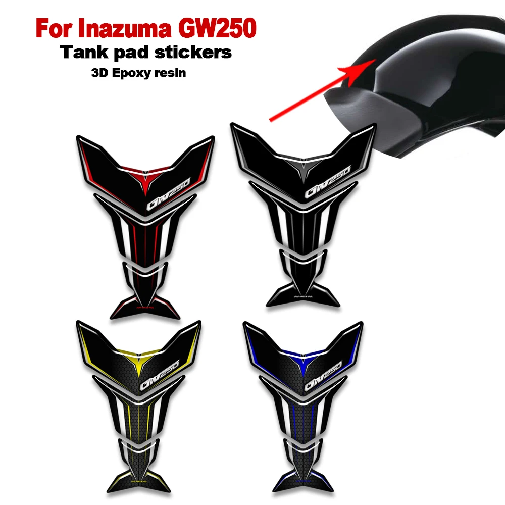 Motorcycle Fuel Tank pad Grips stickers emblem Fish bone protection kit For Suzuki Inazuma GW250 GW 250
Motorcycle Fuel Tank pad Grips stickers emblem Fish bone protection kit For Suzuki Inazuma GW250 GW 250