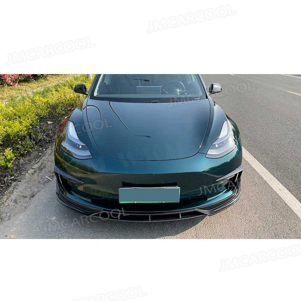 Комплект из 4 накладок на передний бампер под карбон для Tesla Model 3 2016-2022, черный ABS-пластик
Комплект из 4 накладок на передний бампер под карбон для Tesla Model 3 2016-2022, черный ABS-пластик