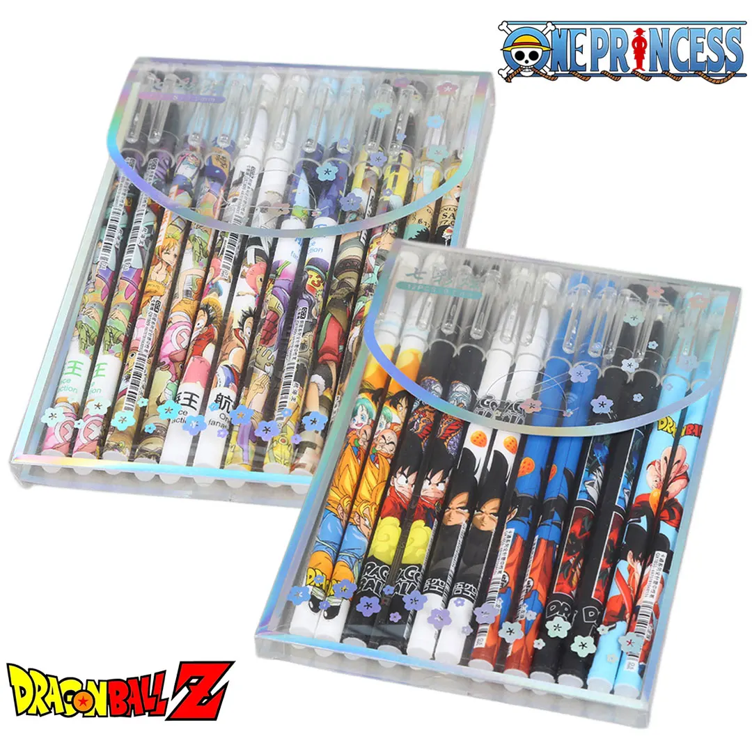 One Piece Dragon Ball Gel Ink Pens 12 Pack Boxed,Ideal Birthday Holiday Present for Anime Collectors
One Piece Dragon Ball Gel Ink Pens 12 Pack Boxed,Ideal Birthday Holiday Present for Anime Collectors