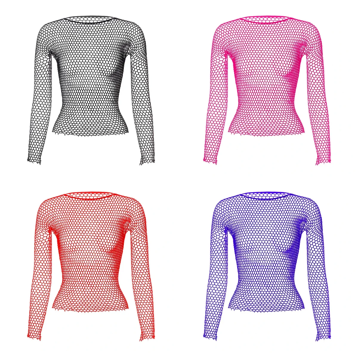 Sexy Fashion Women Mesh Long Sleeve Fishnets Top Sexy Long Sleeved Night Dress Nightwear Hollow Underwear T-shirts Crop Soft Top
Sexy Fashion Women Mesh Long Sleeve Fishnets Top Sexy Long Sleeved Night Dress Nightwear Hollow Underwear T-shirts Crop Soft Top