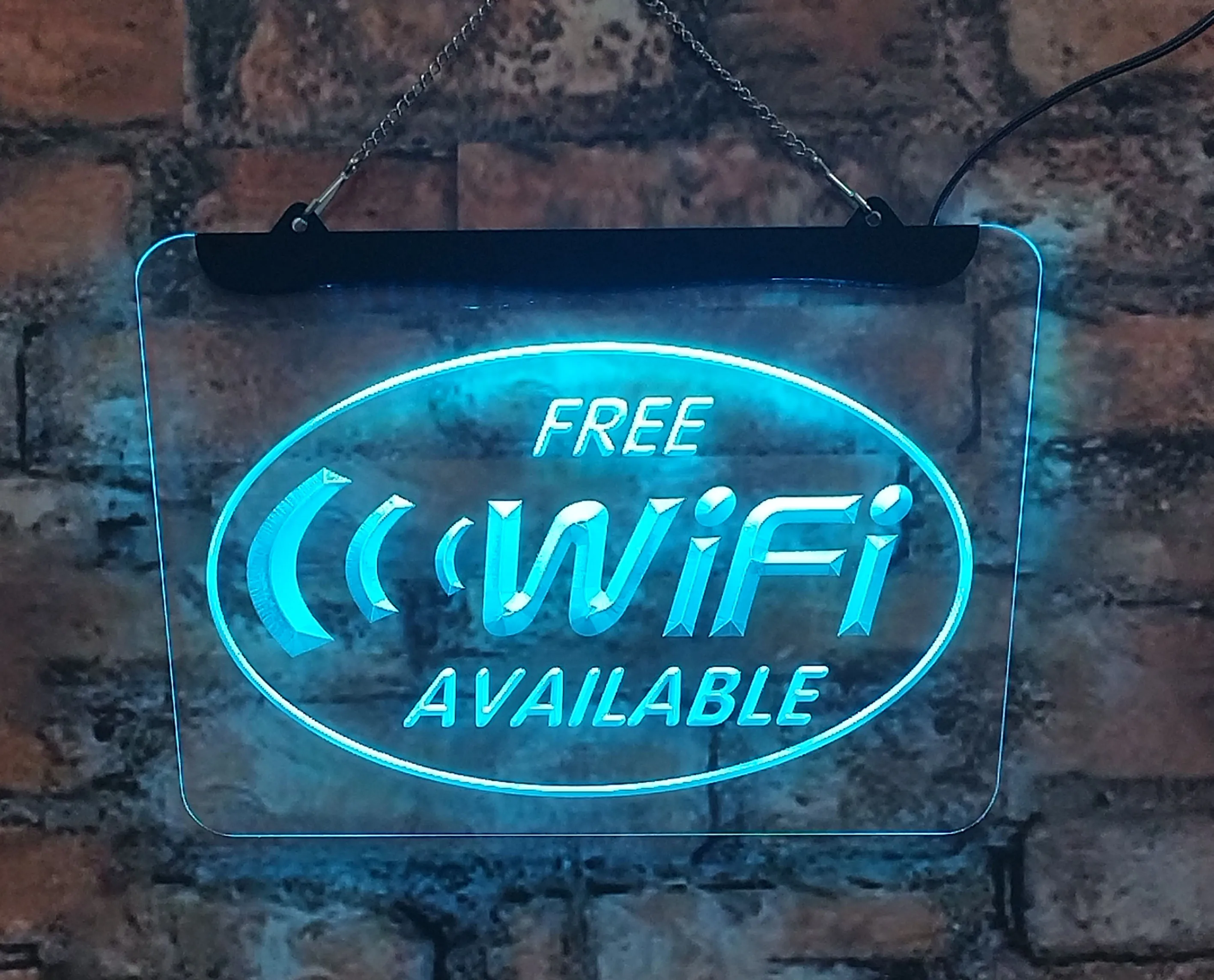 Wireless wifi signal Restaurant Mall public places Neon signs 3D acrylic carving interior light wall art for room Man cave party
Wireless wifi signal Restaurant Mall public places Neon signs 3D acrylic carving interior light wall art for room Man cave party