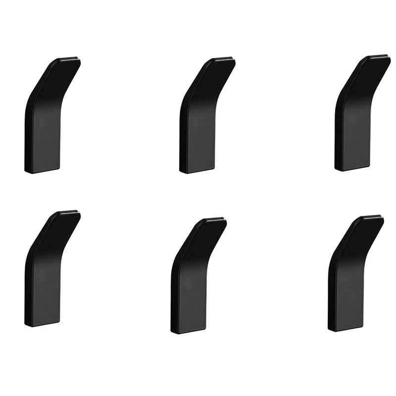 Towel Hook Bathroom Wall Hook, 6 Pack No Punch Black Hook Heavy Duty Wall Mount, Bedroom Kitchen-AA68
Towel Hook Bathroom Wall Hook, 6 Pack No Punch Black Hook Heavy Duty Wall Mount, Bedroom Kitchen-AA68