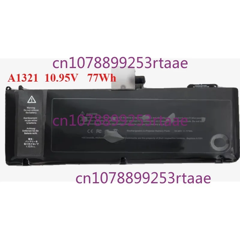 A1321 Laptop Battery For MacBook Pro 15 inch A1286 (Mid 2009, Early2010, Late 2010) 10.95V 77Wh
A1321 Laptop Battery For MacBook Pro 15 inch A1286 (Mid 2009, Early2010, Late 2010) 10.95V 77Wh